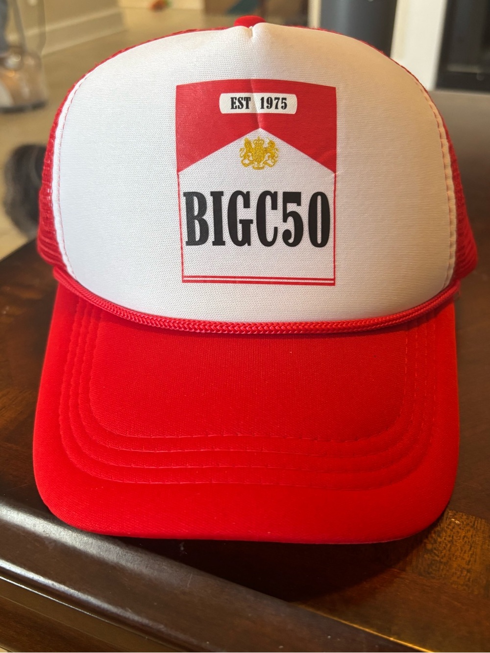 Trucker Hat -Marlboro Red color